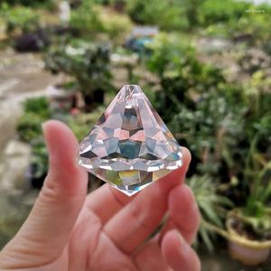 Chandelier cristal clear octogonal gota de bola facetada cristais de prisma suncatcher pendurando miçangas pendentes parte decoração de casa de guirlanda