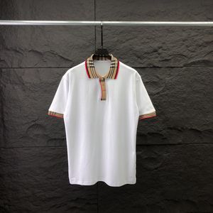 디자이너 폴로 남자 티셔츠 패션 패션 Tshirt Cotton High Street 남자 캐주얼 티셔츠 고급 캐주얼 커플 옷 크기 S-2XL