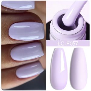 LILYCUTE 7ML Nude Pink Purple Gel Poliska do paznokci 184 Kolory do manicure półprzewodnikowe zanurzenie się z podstawy Top Coat Art Larnish 240510