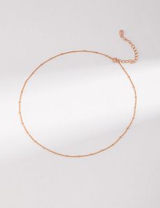 2024 Ny designer Sterling Silver Simple Necklace Luxury High Quality Halsband Fashion Jewelry