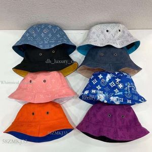 Louiseviution Fisherman's Hat Double Sided Washed Japanese Lvse Hat Basin Casual Fisherman Spring Luis Vitobucket Hat Summer Protection Hat Fisherman's Hat 777