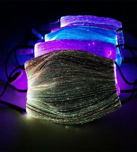 Led Flashing Mask Luminous Light for Men Women Rave Mask Music Party Christmas Halloween Light Up Mask9587379