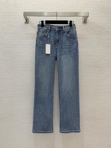 Milan Runway Damen Jeans 2024 Neue Sommer-Herbst-Modedesigner-Hosen-Marke Gleiche Style Jeans 0520-1