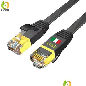 Złącza kablowe sieciowe ETHORTE Ethernet LAN SFTP runda RJ45 dla modemu routera PC PS4 Patch Dostawa Komputery Networking Com OTPKT