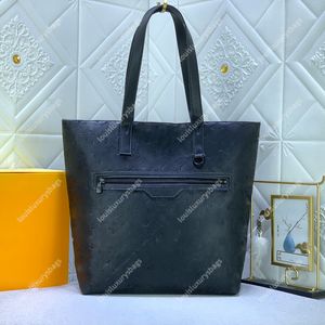 EXCURSION Mens Briefcase Designer High Quality Embossing Leather Notebook Bag Handbag Large Capacity Men's Tote Bag Shoulder Bag
