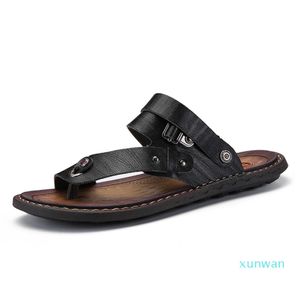Topp högkvalitativ flipflop sandaler män 2021 tofflor sommarvattentät nonslip wearresistant strand utomhus promenadskor2277258