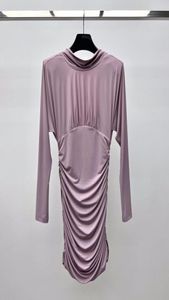 Milan Runway Dress 2023 Spring Summer Long Sleeve Designer Dresses Brand نفس الأسلوب فستان 030484604940