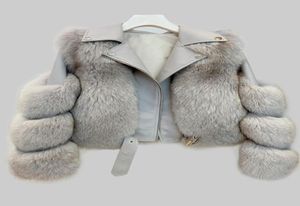 Women039S Fur 2022冬の本物のシープスキンレザージャケット長袖の女性用自然なコート厚い暖かい8750920