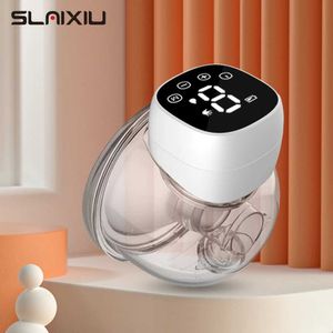 Breastpumps Electric breast pump silent and wearable automatic milk machine USB charging hands-free portable milk extractor no bisphenol A baby accessories WX