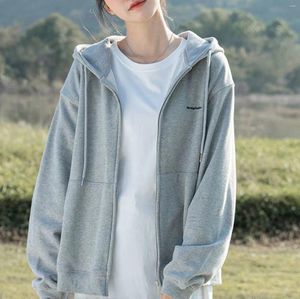 Kadın Hoodies Atletik Üstler Kadın Katı Palto Uzun Kollu Moda Düzensiz Sweatshirtler Gevşek Baskı Külver Günlük Takılı Hoodie