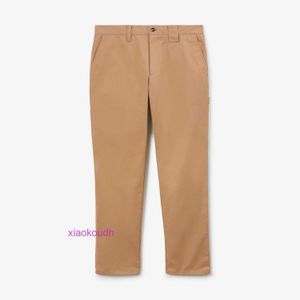 AA Bbrbry Designer New Summer Classic Casual Unisex Pants G Canned Brodered Pants 8070609 Versatile Mens Pants and Casual Pants