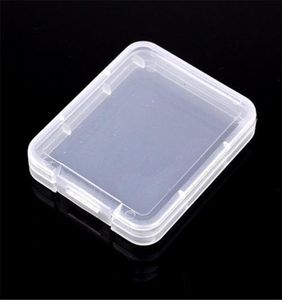 Caspette in plastica Caspette di memoria standard trasparenti Titolo MS White Box Storage Case per TF Micro XD SD Case7494975