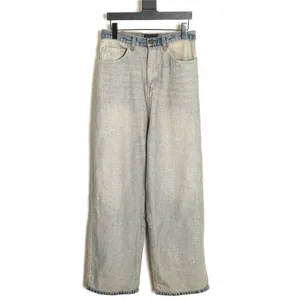 Erkekler artı boy pantolon yuvarlak boyun işlemeli ve baskılı kutup tarzı yaz aşınması Sokak saf pamuklu 42222r Cyy9642