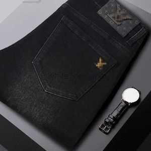 Herren Jeans Luxus Männer Jeans Designer Herbst/Winter Neue Marke Slim Fit Elastic Small Bein Black Fashion Hosen