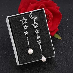 Chandelier Dangle Reeti 925 Pure Silver Star Brincos femininos de 2018 Novas tendências de jóias de moda personalizadas D240516