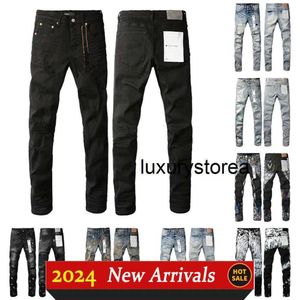 Purple Brand Jeans Byxor Mens Designer Jean Womens Straight Len Low Rise Design Retro Streetwear Sweatpants Denim Cargo Hip Black Pants 197 AB1I SDPJ SDP 3HLN