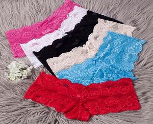 Lace Briefs Panties Women Bikini Underwear panty Woman sexy Erotic Lingerie black white red color drop ship1470476