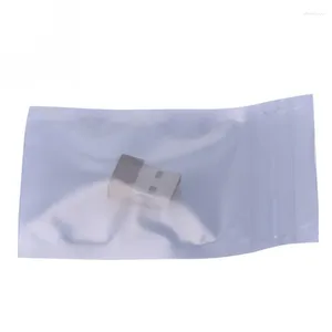 Storage Bags 100Pcs Resealable Plastic Antistatic Anti Static Gadgets Electronicos Cable Organizer Bag Pouch