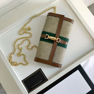 Luxurys Women Women Wallets مصمميات سلسلة الكتف الحقيبة اليومية تخزين عملة المحفظة حاملات البطاقات