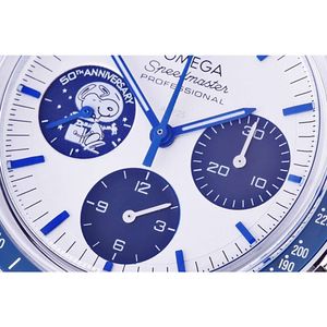 Дизайнерские сотито -мужские часы Скорость Мастер Скорость Омегаватч 5A Высококачественное механическое движение Reloj OS Фабрика хронограф Menwatch All Dial Workes ua9s