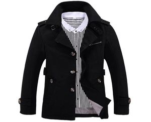 Whole 5XL 2016 New Men039S Jackets Moda Moda Slim Trenchcoat Coats Casual Men Men Style Full Windbreaker Brand Business C5829648