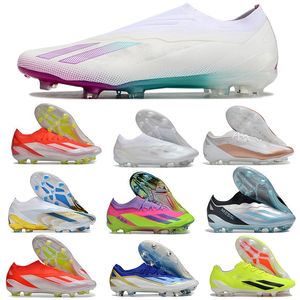 AD X Crazyfasts + SG FG Soccer Shoes Energy Citrus Pack Messis Elite Spark Gen10s Solar Red Solar Yellow Crazyrush Cleats Las Estrellas Lucid Blue Football Boot