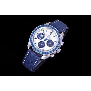 Designer FortyTwo Mens Watch Speed ​​Master Omegawatch 5A Högkvalitativ mekanisk rörelse Reloj OS Factory Chronograph Menwatch All Dial Work Watches XN5X