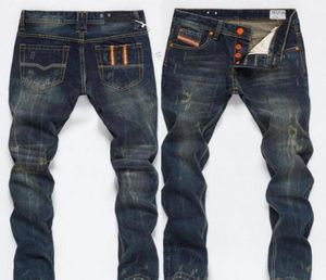 Biker Jeans Man Moto Denim Men Men Fashion Brand Дизайнер бренд разорванные бегуны вымыты