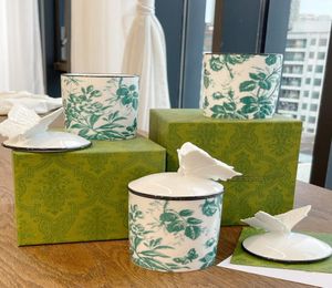 Роскошная бренда бренда духи свеча зеленая бабочка керамическая чашка ароматизированные буджи