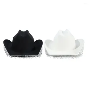 Berets Cowboy Hat для девочек розы