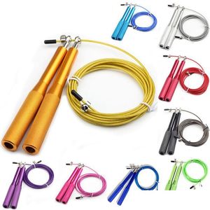 Jump Ropes Professional CrossFit Rope Rope Jum Training Alluminio Skip Fitness Speed LJJZ803 Dropse Delivery Sports Outdoors Supp Dhpza