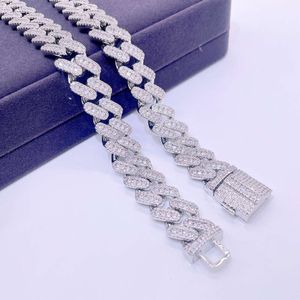 pass diamond tester s with vvs moissanite custom iced out 13mm chain plating 10k cuban link necklace mens