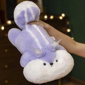 Animali di peluche imbottiti simpatici scoiattoli grassi giocattolo cuscino pluhe