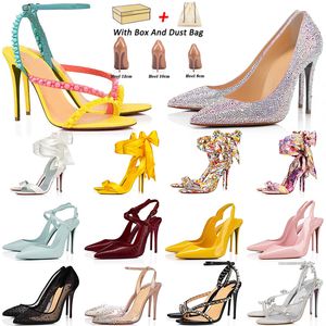 2024 News Redbottom Heels Shoes Fashion Red Bottoms Womens Leather Stiletto Peep-toes Sandals Slingback Designer Womandress Dresses Pointy Toe Pump Rubber Loafers