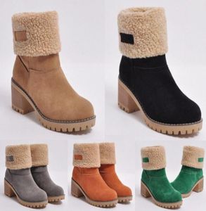 Martin Boots 100 Women Women Shoes الكلاسيكية الكعب العالي الكعب الجلود عالية الكعب الأزياء السيدات أحذية قصيرة الحجم كبير 35434179423