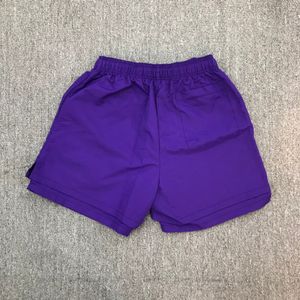 Gul lila 2024SS Vintage Cotton High Quality Hip Hop Men's and Women's Shorts