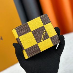 M40452 Luxurys designers plånböcker för kvinnliga väskor plånböcker tryck på väska damer rese plånbok mynt handväska 11 cm med original box debwu
