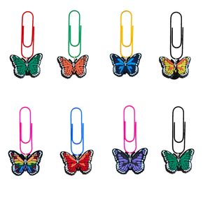 Decorações de Natal Clipes de papel de desenho animado de borboletas