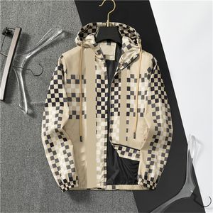 Designer Mens Jacket Spring Autumn Coat Fashion Hooded Jackets Sports Windbreaker Casual Zipper Coats Man Outerwear Clothing jacket