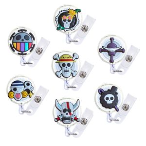 Other Household Sundries Skl Head 16 Cartoon Badge Reel Retractable Nurse Id Card Holder With Clip Cute Cool Reels Tag Clips Name Fo Ot831