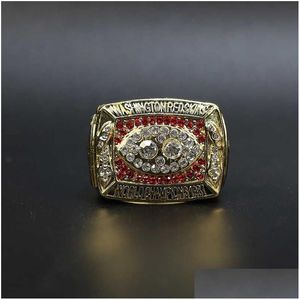 Rings de banda 1987 Washington Red Skin Football Championship Jóias Drop Delivery Dhuf3