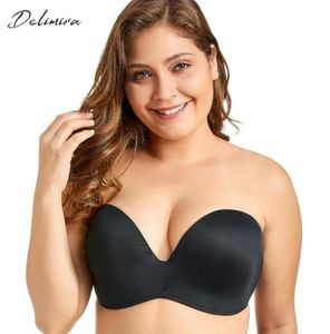 Delimira Women039s слегка выровненные подъемные подъема без бретелек BRA4017584