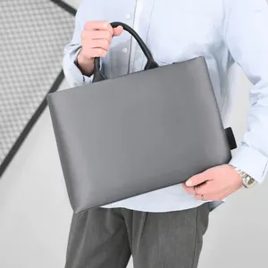 Briefcases Basic Simplicity Zipper Bags On Sale 2024 High Quality Solid Water Proof Business Briefcase Capacity Handbag