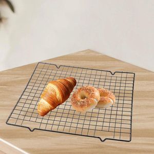 Bakeware Tools Cookie Cooling Rack Steel Small Baking Tool Grid Kitchen Gadget Heavy Duty Oven Wire For Cooking Grilling Drying Cake Pizza