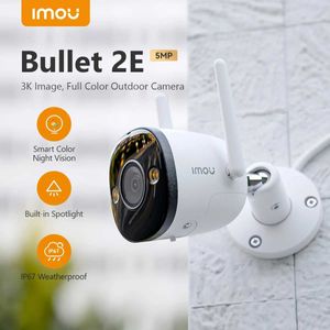 Беспроводные наборы камеры IMOU Bullet 2E 5MP 3K со встроенным прочетом Fullcolor Wi -Fi Camera Outdoor IP67.