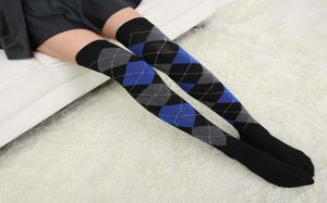 Donne Over Kind High Socks Simple Plaid Girls Students Sports Casual Sports Sports Female Socks4371767