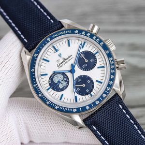 Designer FortyTwo Mens Watch Speed ​​Master Omegawatch 5A Högkvalitativ mekanisk rörelse Reloj OS Factory Chronograph Menwatch All Dial Work Watches F8UH