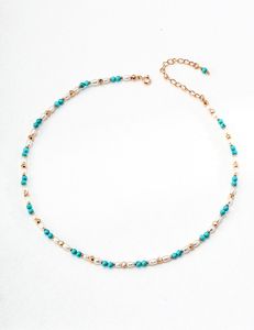 Neue Designerin Womens Natural Pearl Halskette Blau und Weiß Perlen Halskette Luxusschmuck Mode hochwertige Halskette sanft und rein Halskette
