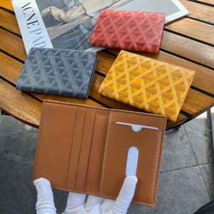 Designer Card Holder for Men and Women Luxury Wallet Leather Credit Card Bank Card ID Bag Fashionable Folding Mini Wallet Coin Purse Pocket with Gift Box