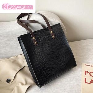 Shoulder Bags Vintage Womens Hand Crocodile Pattern Designers Luxury Female Top-handle Bag Fashion PU Leather Handbags Tote